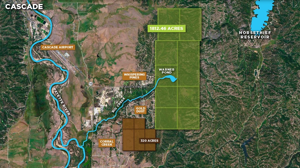 1812 Acres Big Creek Meadows, Cascade, ID for sale - Building Photo - Image 3 of 8