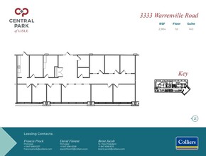 3333 Warrenville Rd, Lisle, IL for lease Floor Plan- Image 1 of 1