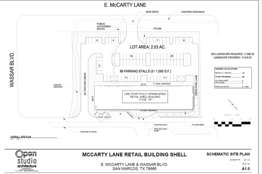 1468 E McCarty Ln, San Marcos, TX for lease - Aerial - Image 2 of 4