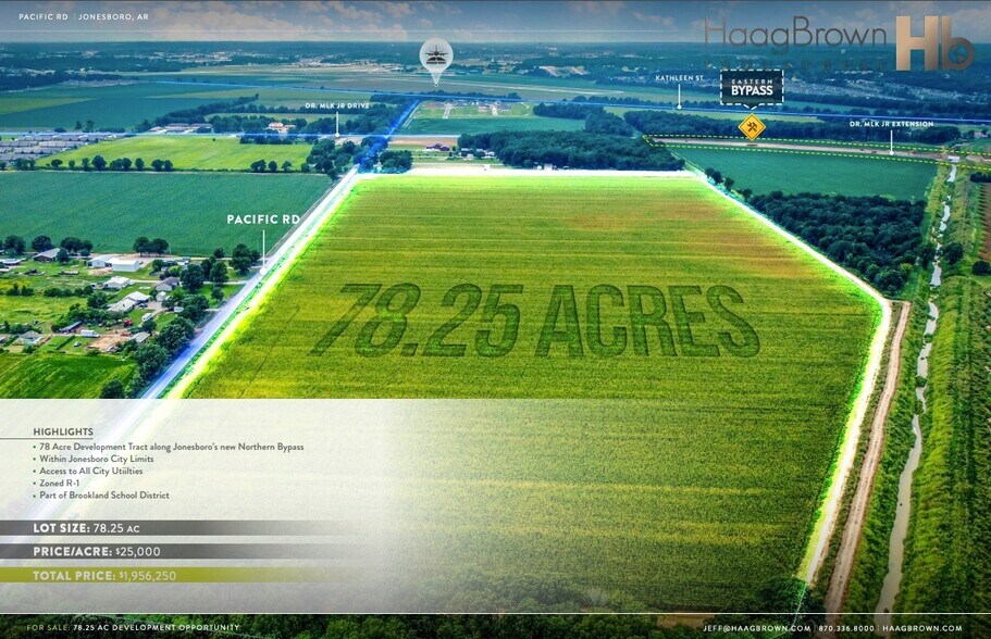 Pacific, Jonesboro, AR à vendre - Aérien - Image 3 de 6
