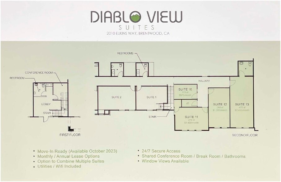 2010 Elkins Way, Brentwood, CA for lease - Floor Plan - Image 3 of 11