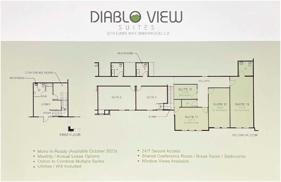2010 Elkins Way, Brentwood, CA à louer - Plan d’étage - Image 3 de 11