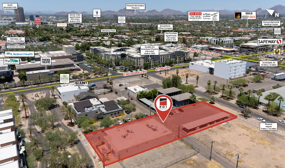 1405 1st st, Phoenix, AZ à vendre - Photo du bâtiment - Image 2 de 8