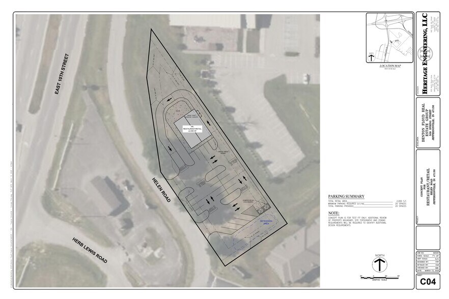 Helen Road Rd, Jeffersonville, IN for lease - Site Plan - Image 2 of 2