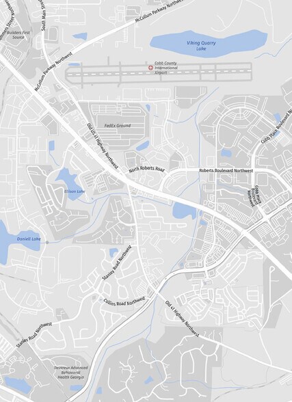 4501 Cobb International Blvd NW, Kennesaw, GA à vendre - Carte - Image 3 de 4