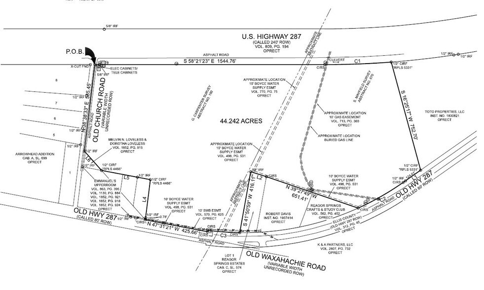 E OLD HWY 287, Waxahachie, TX for sale - Building Photo - Image 2 of 2