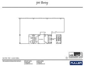 510 Bering Dr, Houston, TX à louer Plan de site- Image 1 de 1