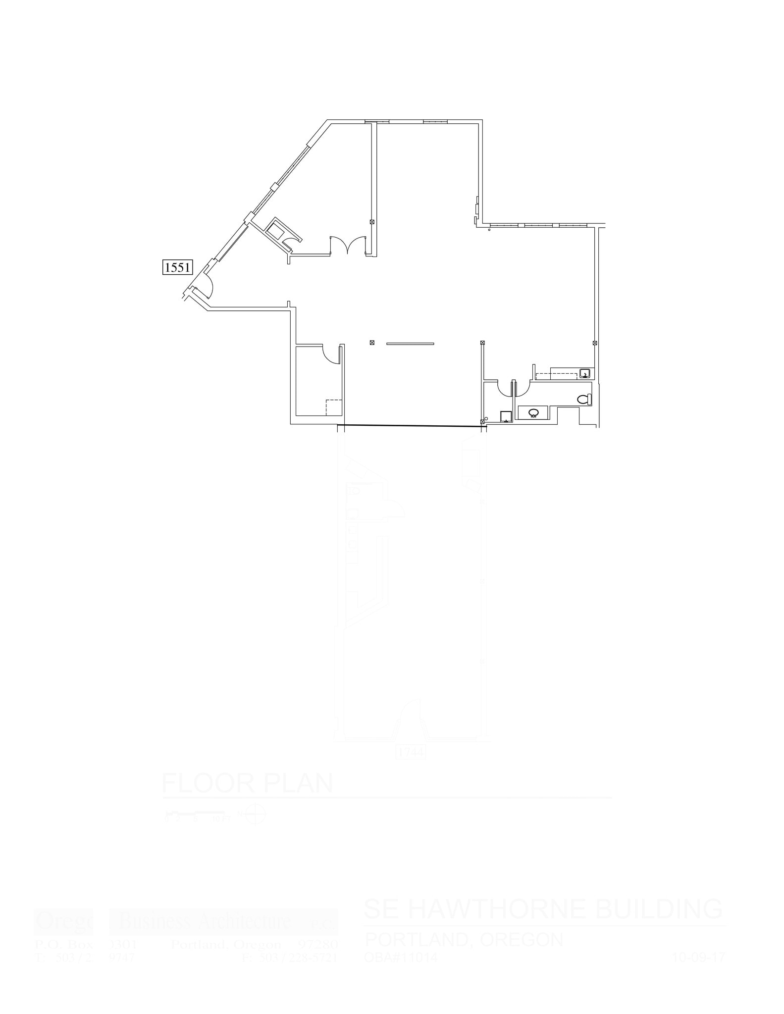1752 SE Hawthorne Blvd, Portland, OR à louer Plan de site- Image 1 de 1