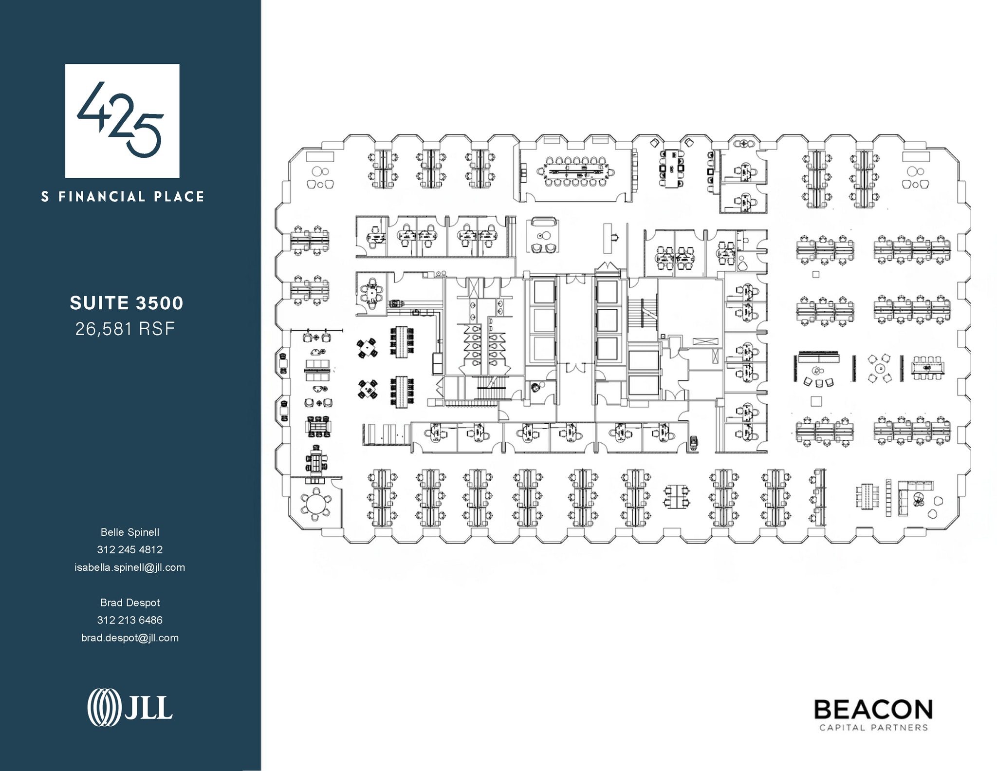 425 S Financial Pl, Chicago, IL for lease Floor Plan- Image 1 of 7