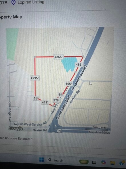 0 Highway 90 Hwy, Mobile, AL for sale - Plat Map - Image 2 of 2
