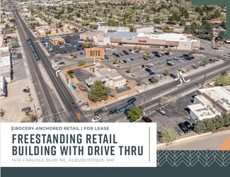 Plus de détails pour 1418 Carlisle Blvd NE, Albuquerque, NM - Commerce de détail à louer