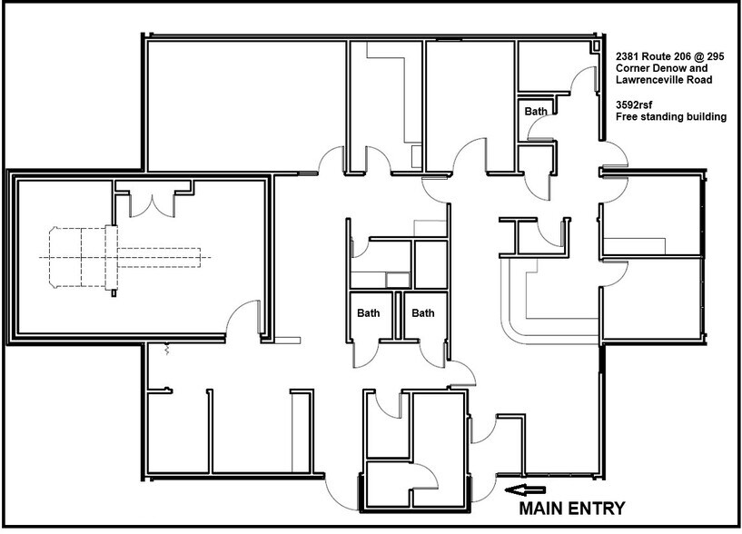 2381 Lawrence Rd, Lawrenceville, NJ à louer - Photo du bâtiment - Image 2 de 2