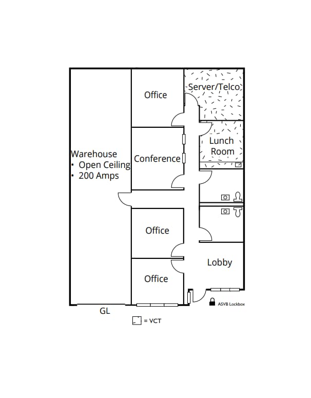 733-747 Ames Ave, Milpitas, CA for lease Floor Plan- Image 1 of 1