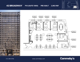 42 Broadway, New York, NY à louer Plan d’étage- Image 1 de 1