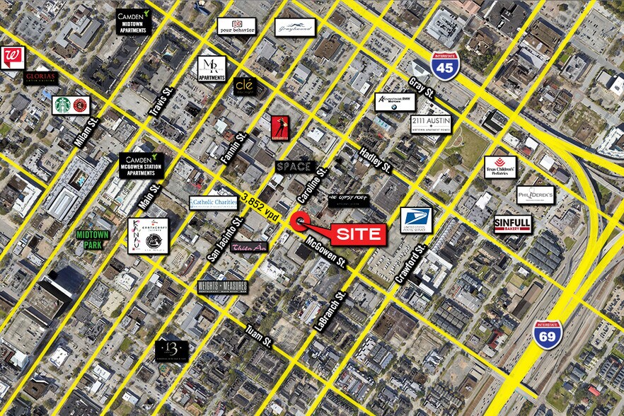 2515 Caroline St, Houston, TX à louer - Photo du bâtiment - Image 2 de 2