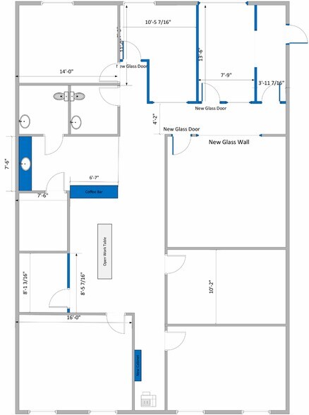 37300-37316 Schoenherr Rd, Sterling Heights, MI à louer - Plan d’étage - Image 3 de 4