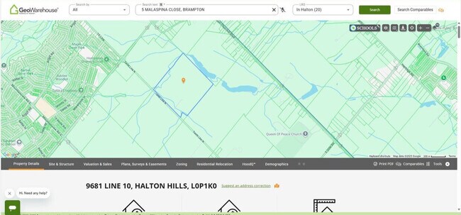 Plus de détails pour 9681 Tenth Line, Norval, ON - Terrain à vendre