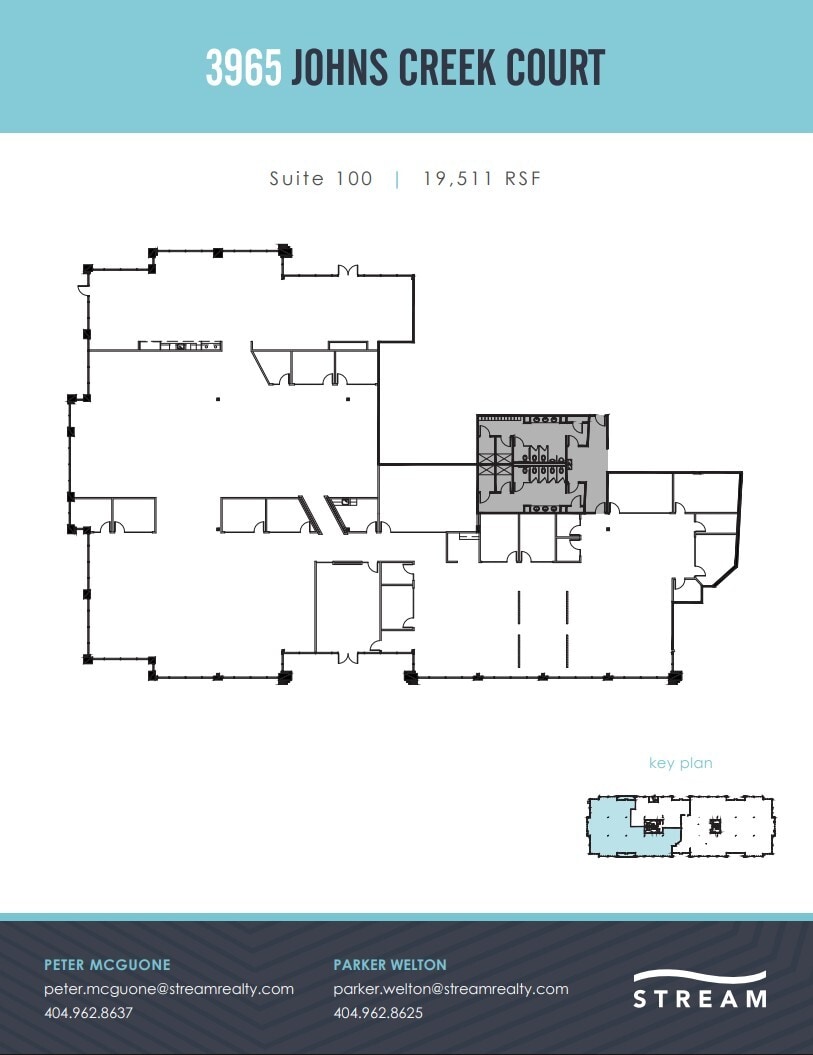 3965 Johns Creek Ct, Suwanee, GA for lease Floor Plan- Image 1 of 2