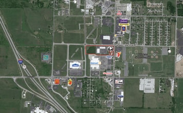 100-132 George E Phelps Blvd, Carthage, MO - AERIAL  map view