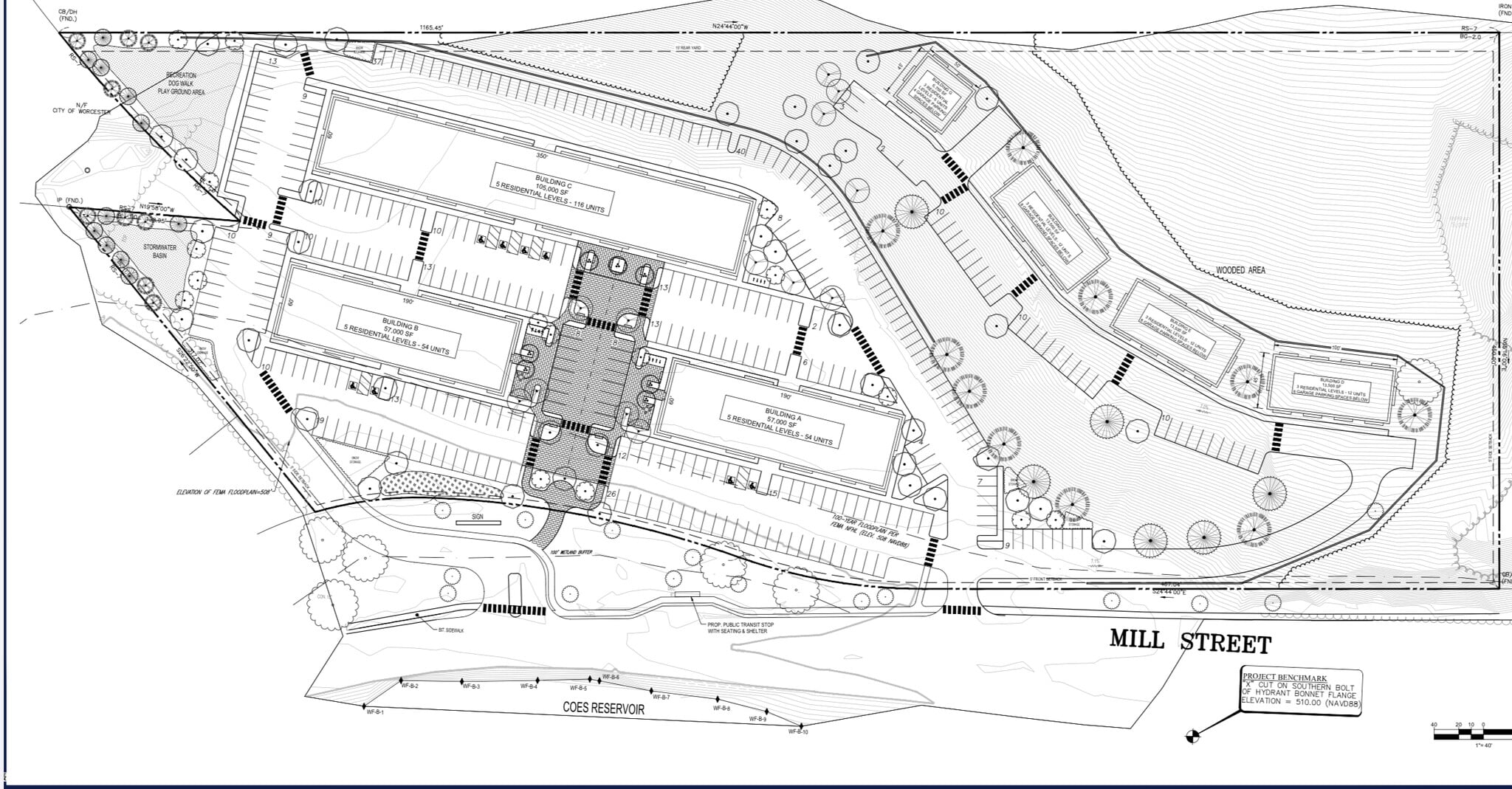 195 Mill St, Worcester, MA for sale Site Plan- Image 1 of 6