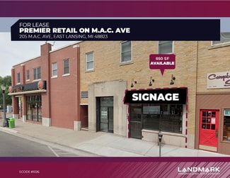 Plus de détails pour 205 Mac Ave, East Lansing, MI - Commerce de détail à louer