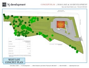 TBD (West Lot) Bass Lake Road, Plymouth, MN à louer Plan de site- Image 2 de 3