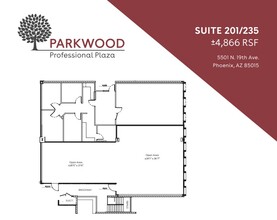 5501 N 19th Ave, Phoenix, AZ for lease Floor Plan- Image 2 of 2