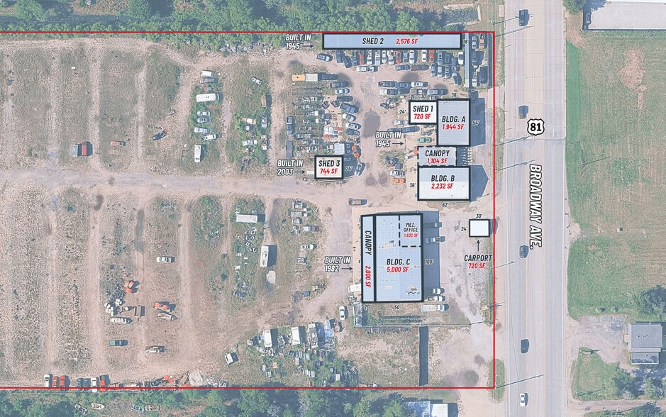 7335 S Broadway St, Haysville, KS for sale - Aerial - Image 2 of 3