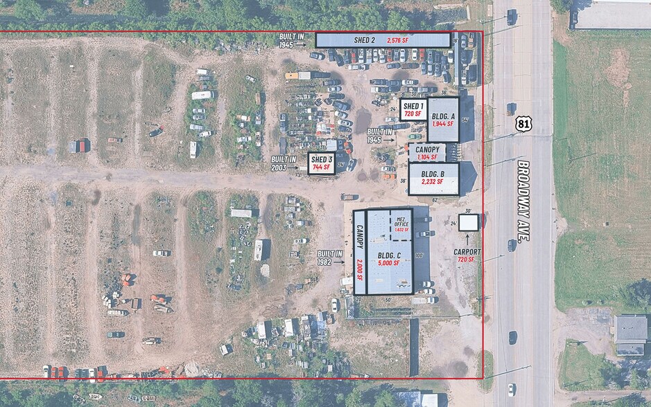 7335 S Broadway St, Haysville, KS à vendre - Aérien - Image 2 de 3