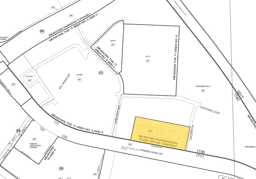 3740 Dacoro Ln, Castle Rock, CO à vendre - Plan cadastral - Image 3 de 29