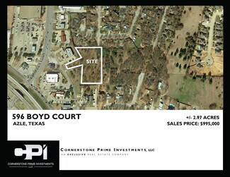 Plus de détails pour 596 Boyd Ct, Azle, TX - Terrain à vendre