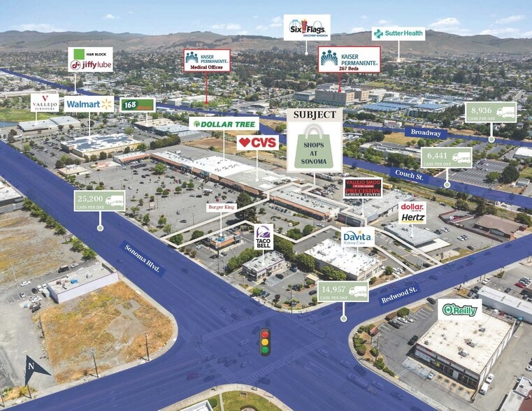 3612-3672 Sonoma Blvd, Vallejo, CA for sale - Building Photo - Image 3 of 9