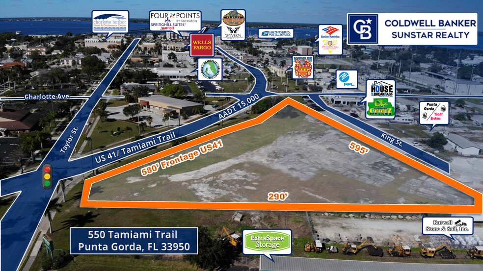 500-600 Tamiami Trail, Punta Gorda, FL à vendre - Photo du bâtiment - Image 3 de 4