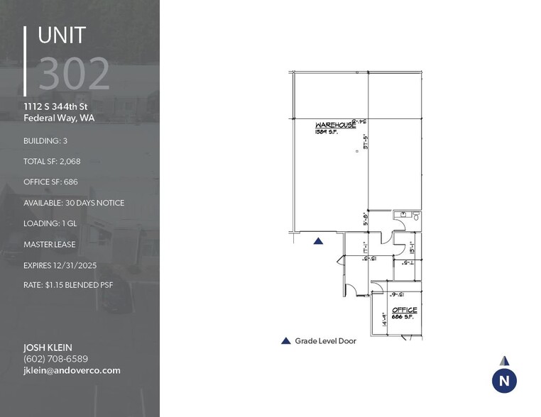 1112 S 344th St, Federal Way, WA à louer - Plan d’étage - Image 2 de 12