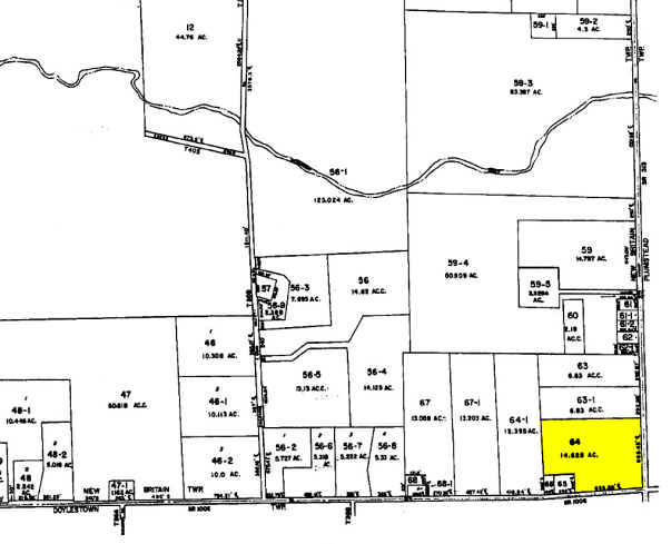 1456 Ferry Rd, Doylestown, PA à vendre - Plan cadastral - Image 2 de 16