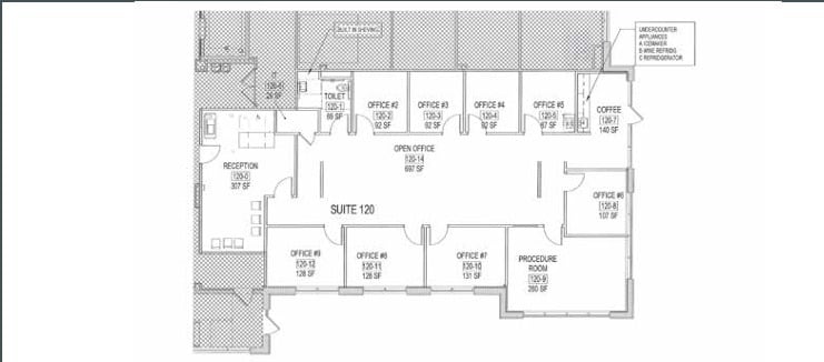 3555 Kraft Rd, Naples, FL à louer Plan d’étage- Image 1 de 1