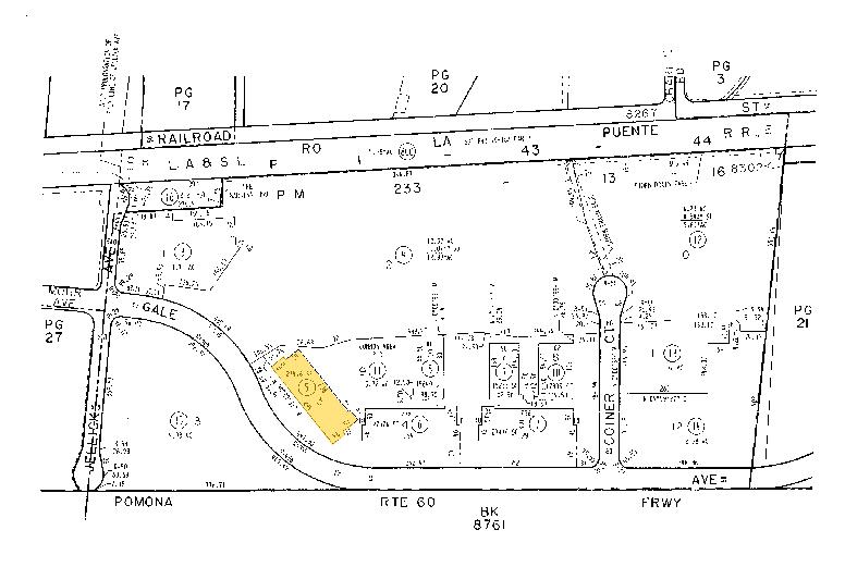 18645 E Gale Ave, City of Industry, CA for lease - Plat Map - Image 3 of 9