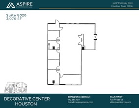 5120 Woodway Dr, Houston, TX for lease Floor Plan- Image 2 of 2