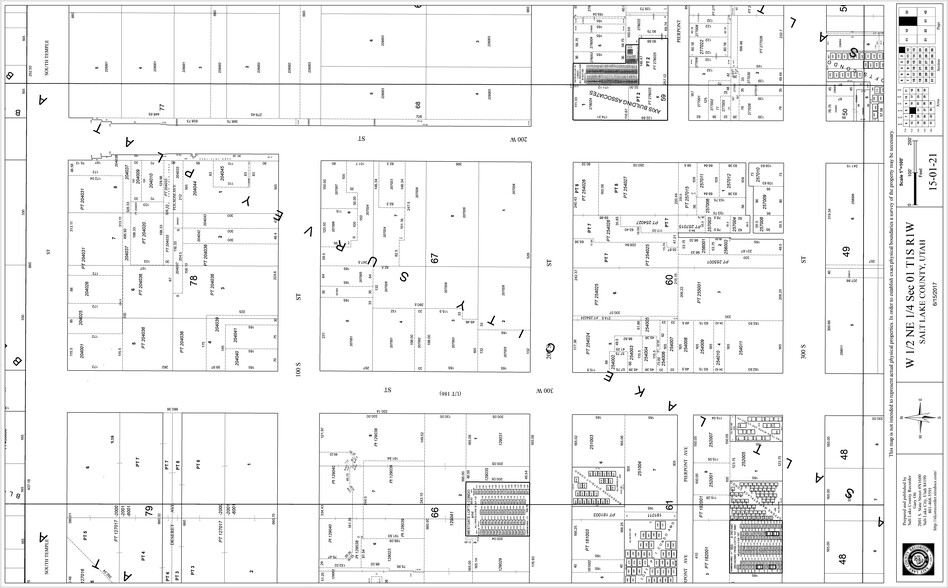 325-329 Pierpont Ave, Salt Lake City, UT à louer - Plan cadastral - Image 1 de 1