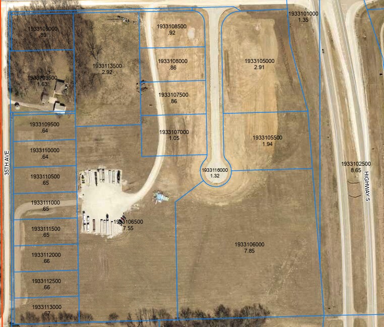 1011 West Pleasant Street Lot 6, Pleasantville, IA for sale Aerial- Image 1 of 2