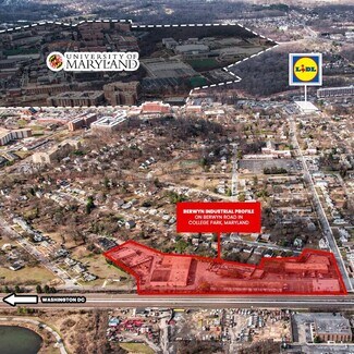 Plus de détails pour 5113-5123 Berwyn Rd, College Park, MD - Bureau, Industriel à louer