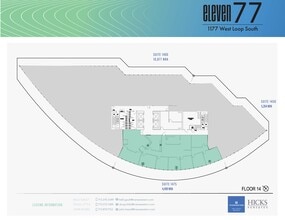 1177 West Loop S, Houston, TX à louer Plan d’étage- Image 1 de 1
