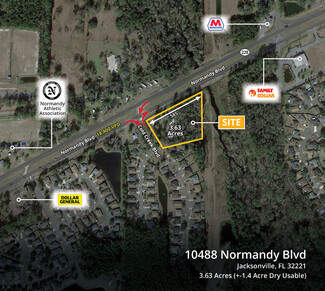 Plus de détails pour 10488 Normandy Blvd, Jacksonville, FL - Terrain à vendre