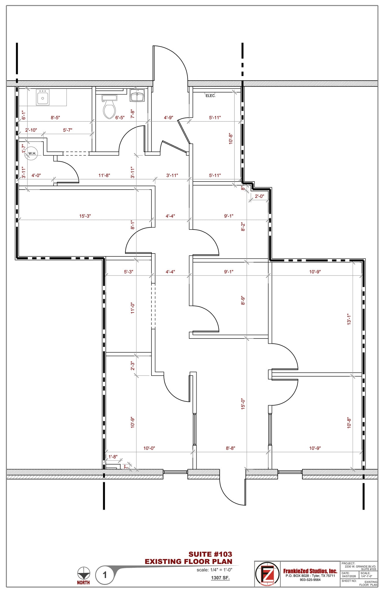 2230 W Grande Blvd, Tyler, TX à louer Plan d’étage- Image 1 de 6