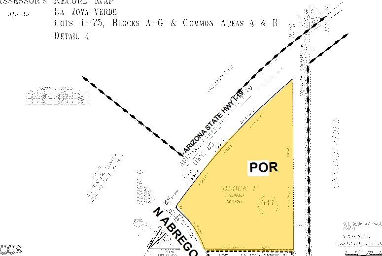 18737 S Nogales Hwy, Green Valley, AZ à louer - Plan cadastral - Image 2 de 3