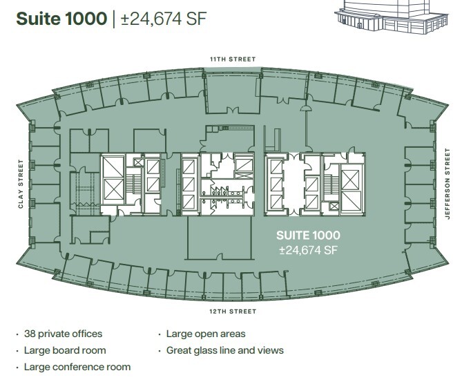 555 12th St, Oakland, CA for lease Floor Plan- Image 1 of 1