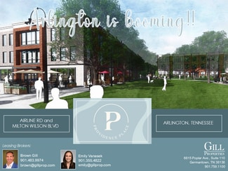 Plus de détails pour Airline Rd & Milton Wilson Blvd, Arlington, TN - Bureau/Commerce de détail, Commerce de détail à louer