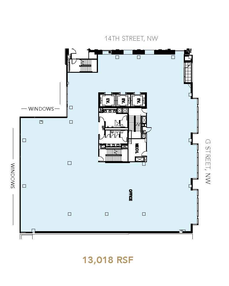 699 14th St NW, Washington, DC for lease Floor Plan- Image 1 of 1