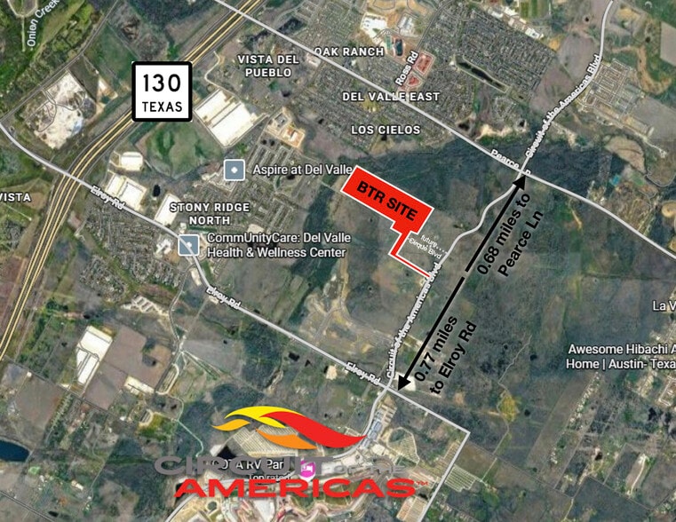 Circuit of the Americas Blvd, Del Valle, TX à vendre - Aérien - Image 3 de 3