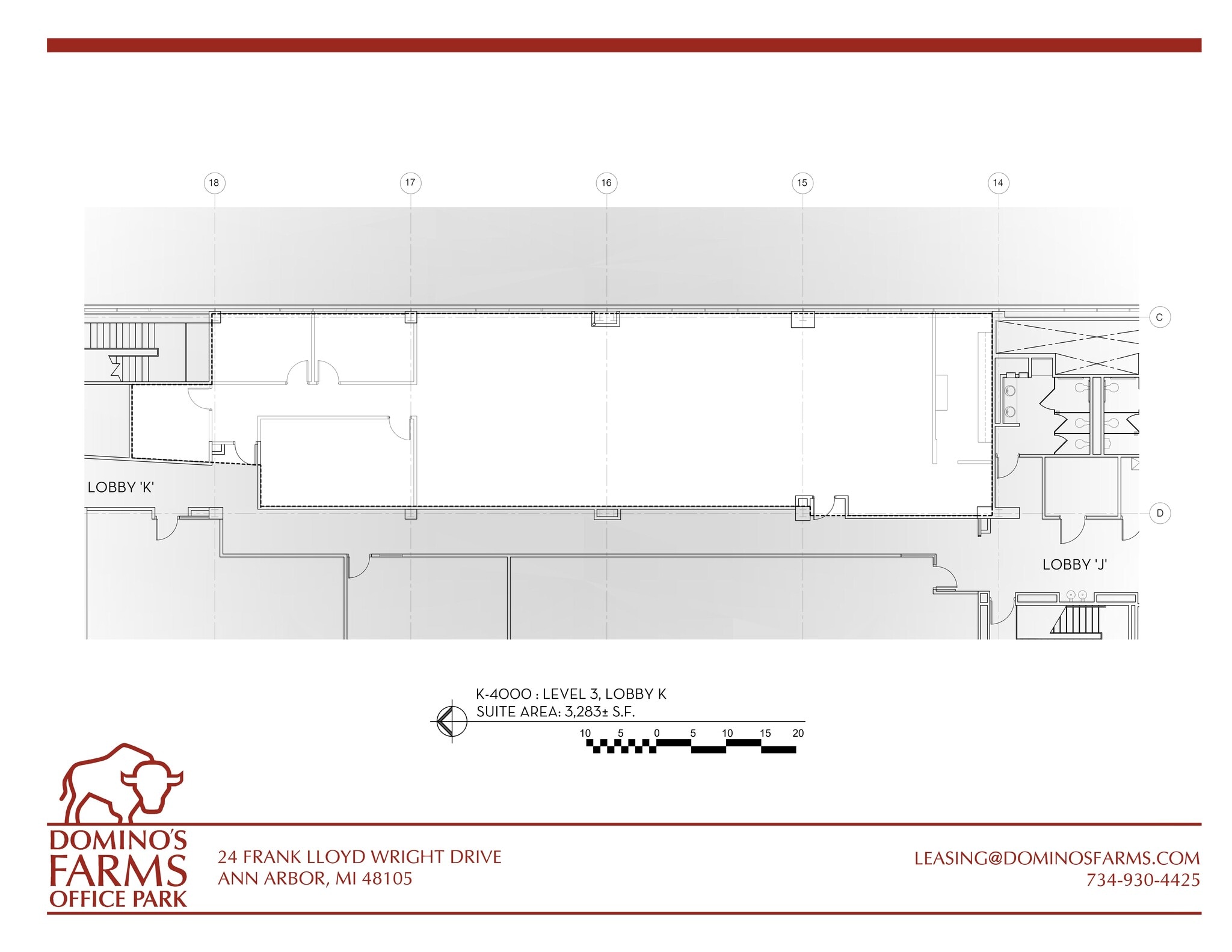 24 Frank Lloyd Wright Dr, Ann Arbor, MI for lease Site Plan- Image 1 of 1